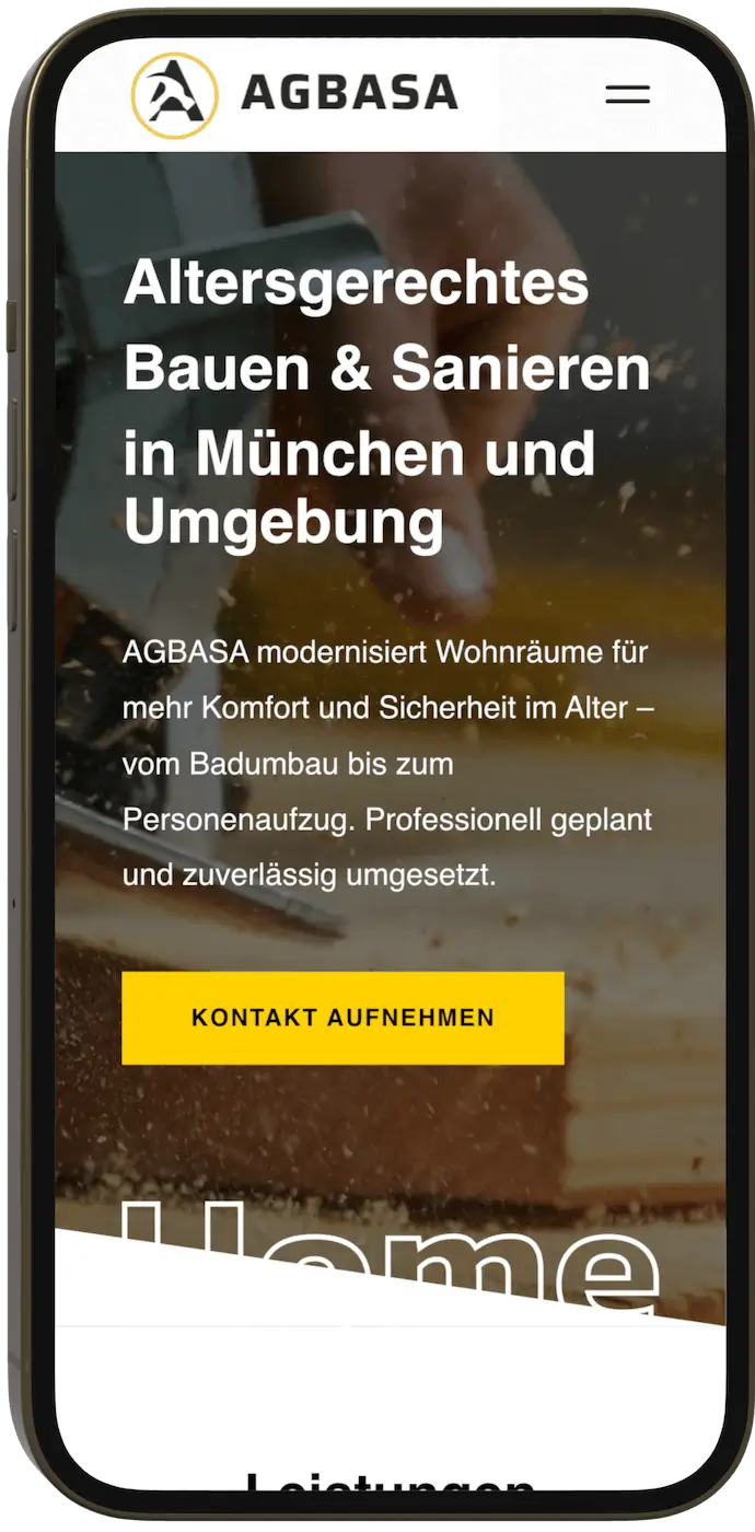 Project Altersgerechtes Bauen & Sanieren Website