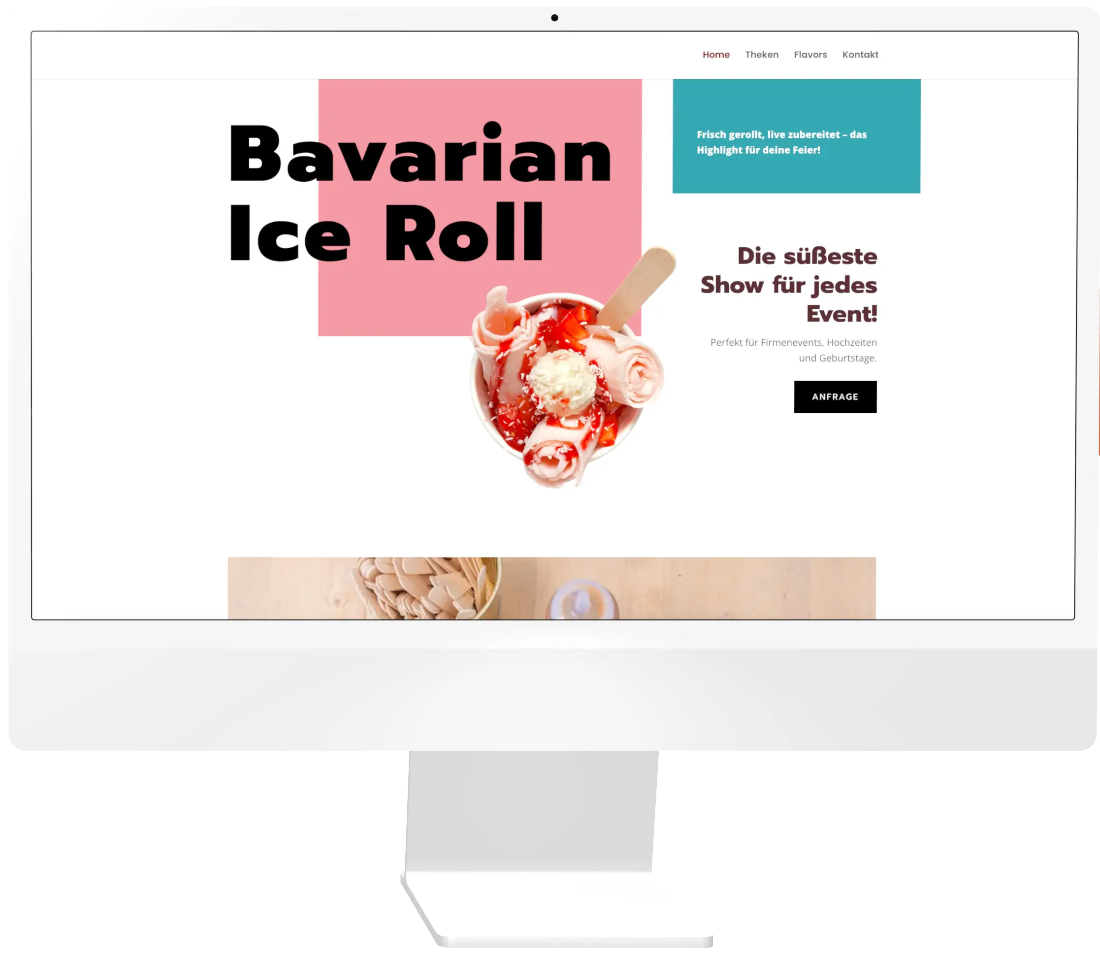 Ice Roll Galerie auf dem Tablet