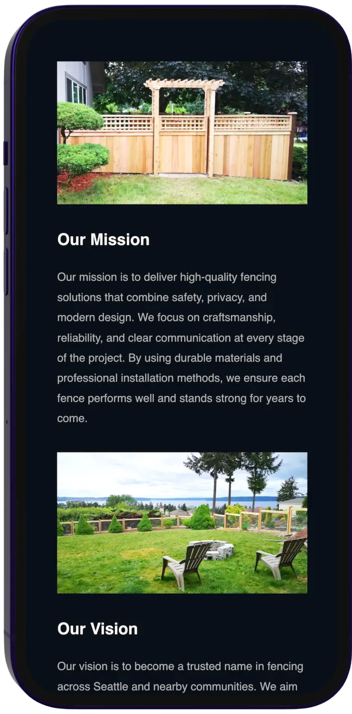 Footer mit Kontaktinformationen und Rechtstexten