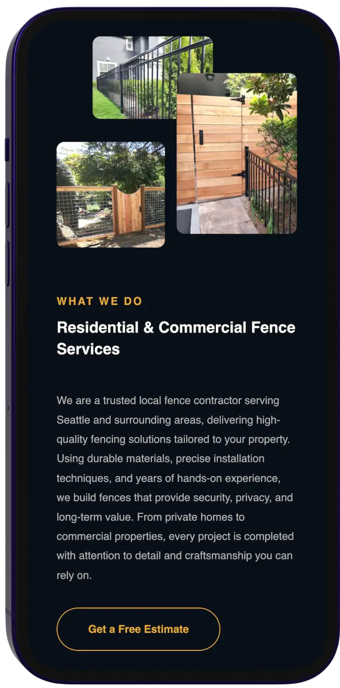 Ansicht der Immobilien München Website auf dem Tablet