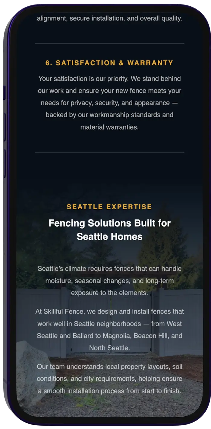 Ansicht der Immobilien München Website auf dem Tablet